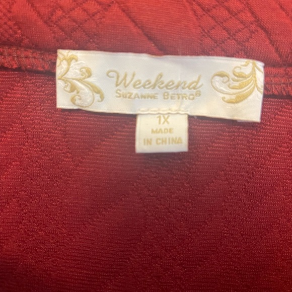 Suzanne Betro Weekend Cable Knit Pattern Heavy Tunic - Picture 6 of 6